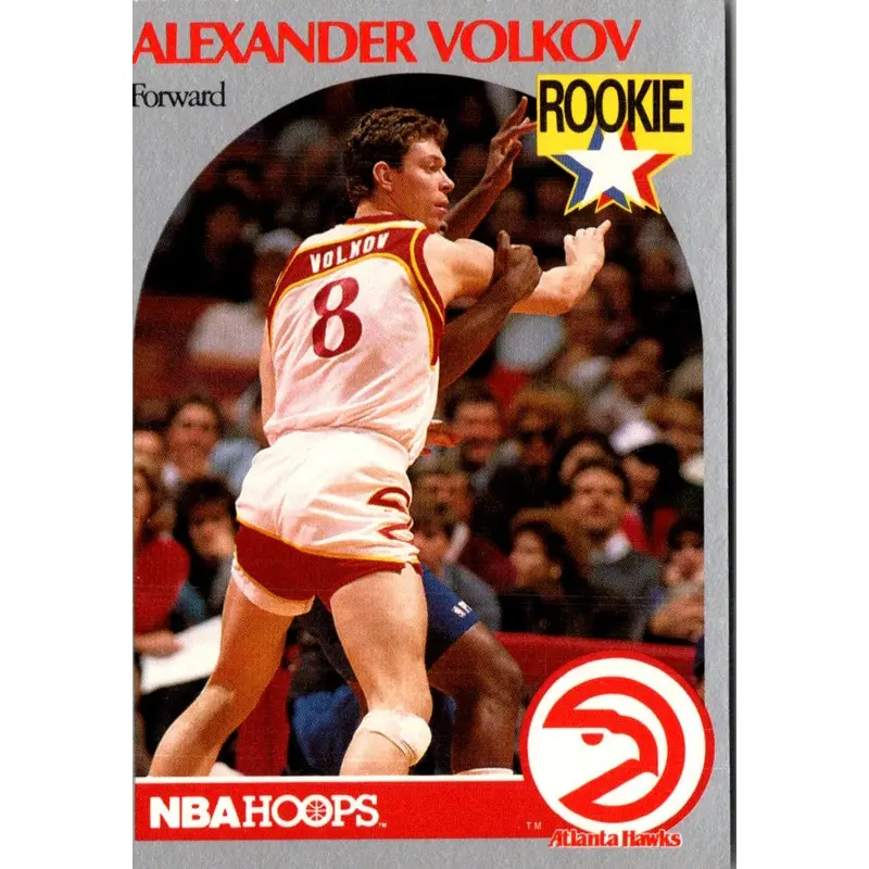 1990 Hoops Alexander Volkov #34 Rookie