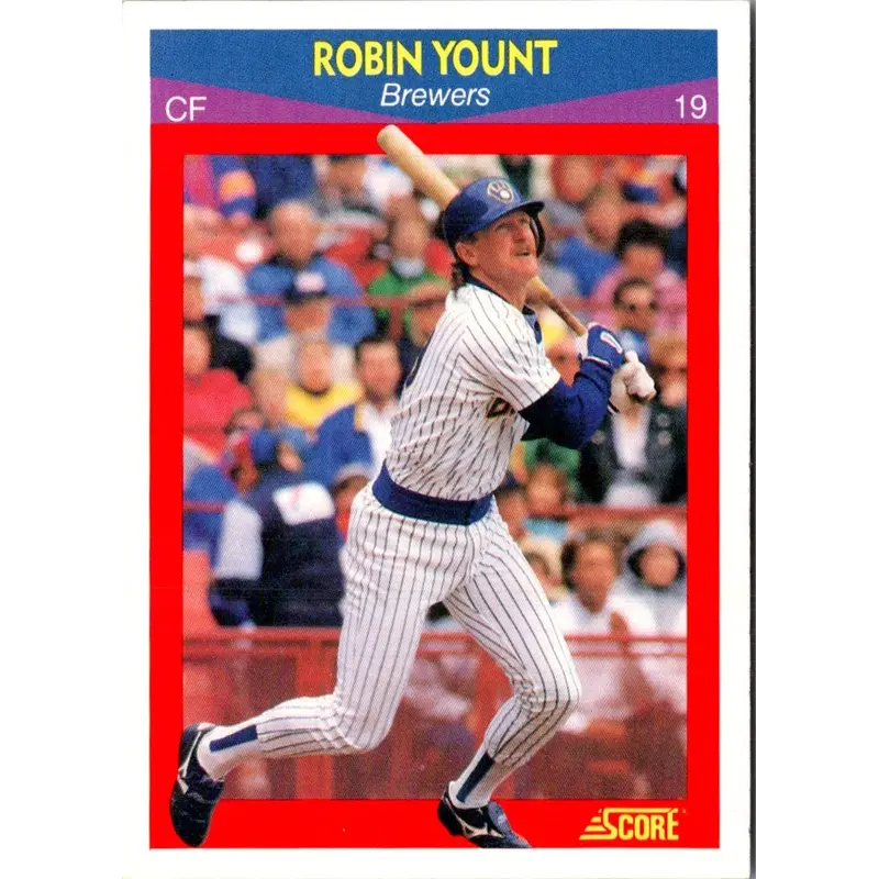 1990 Score 100 Superstars Robin Yount #92