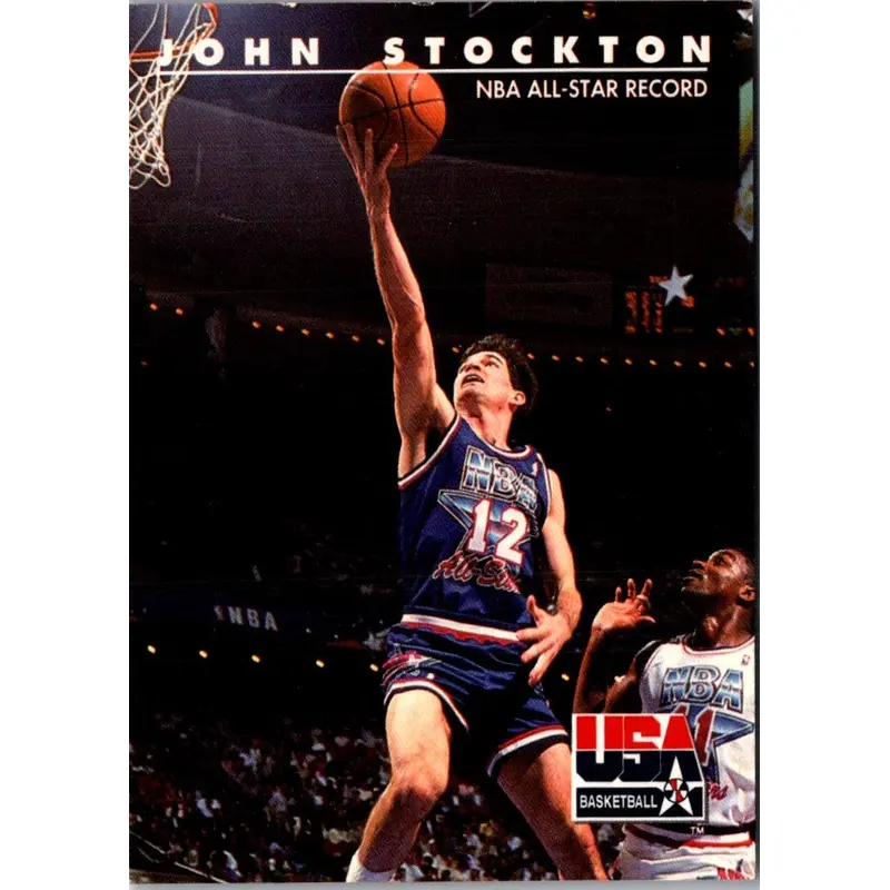 1992 SkyBox USA John Stockton #88