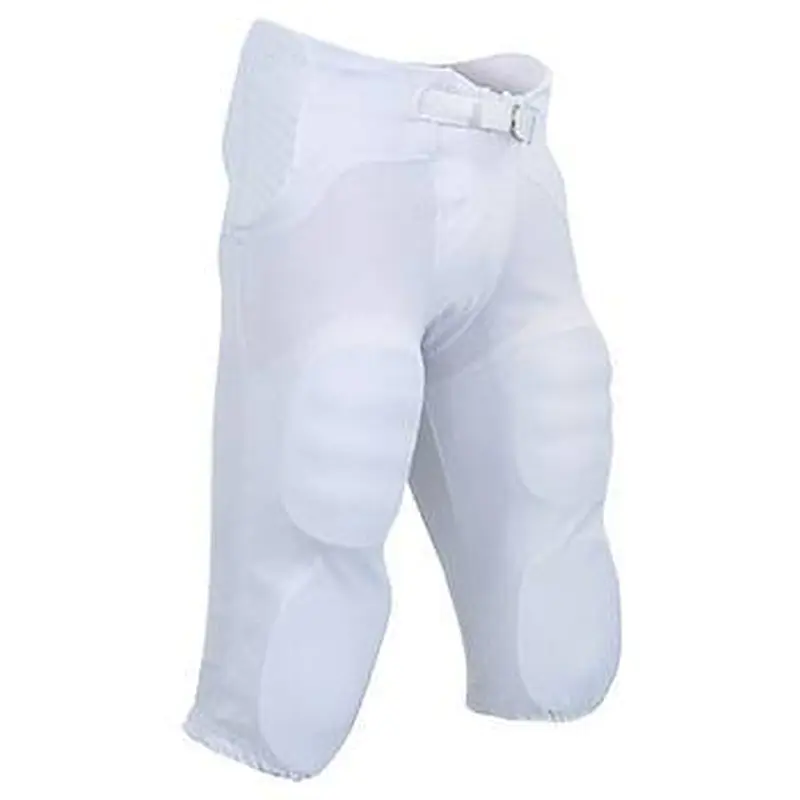 New Champro White Safety Integrated Football Pant w/ Pads Adult 2XL