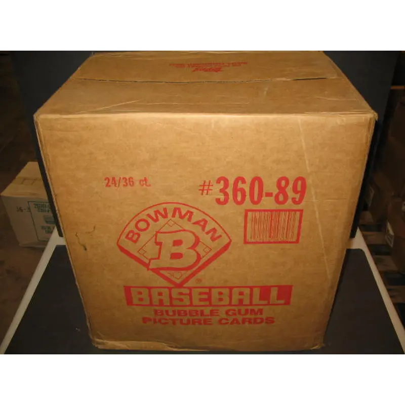 1989 Bowman Baseball Unopened Wax Case (24 Box)