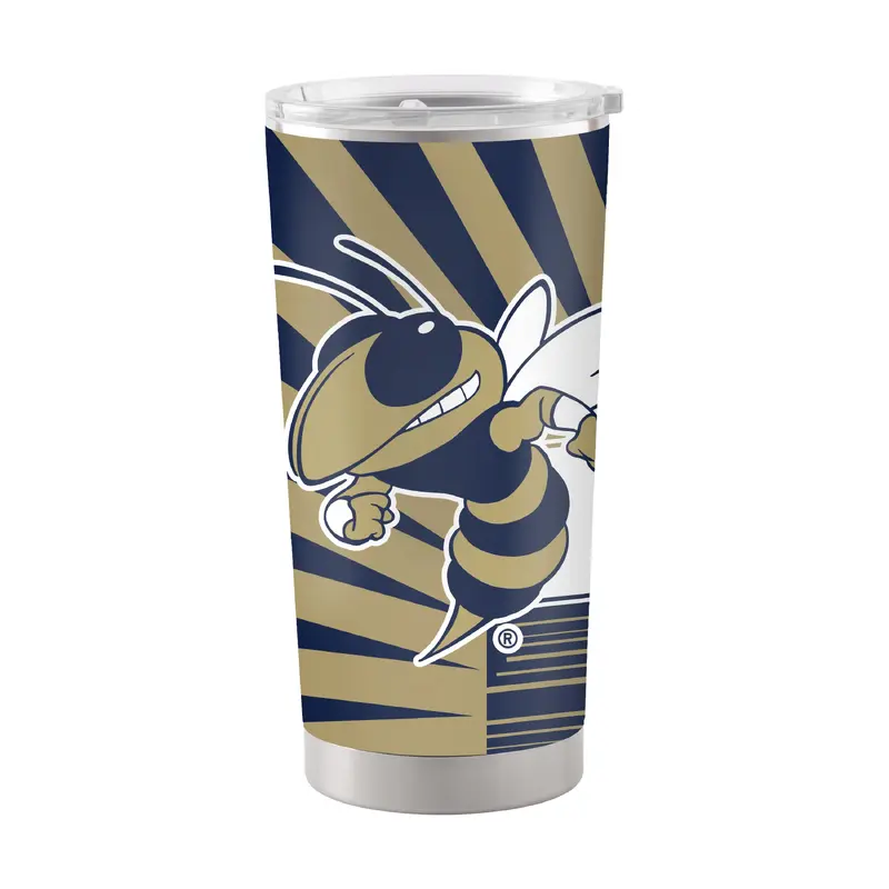Georgia Tech 20oz Mascot Stainless Tumbler