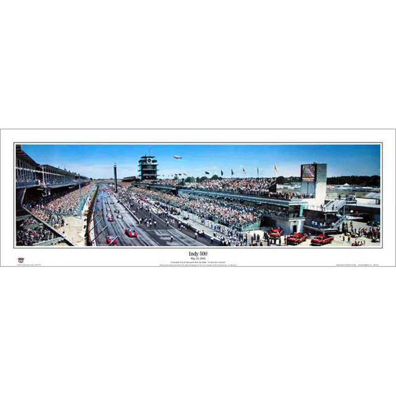 Indianapolis Motor Speedway Indy 500 (2005) Panoramic Poster Print - Everlasting Images