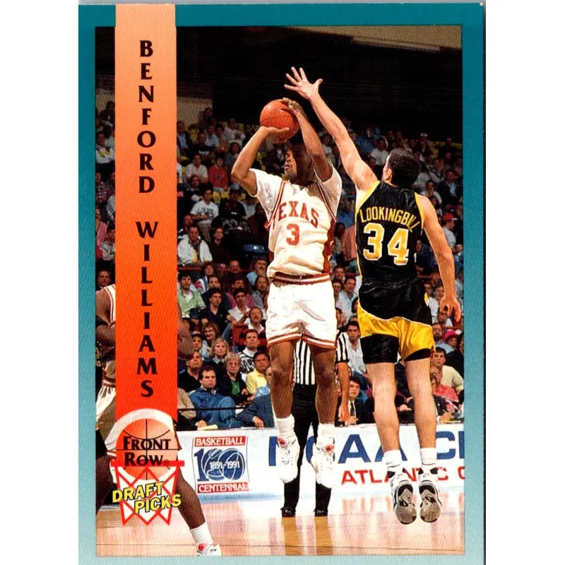 1992 Front Row Draft Picks Benford Williams #73