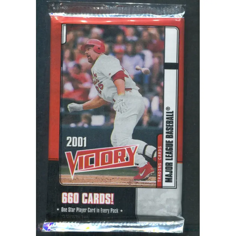 2001 Upper Deck Victory Baseball Unopened Pack (12)