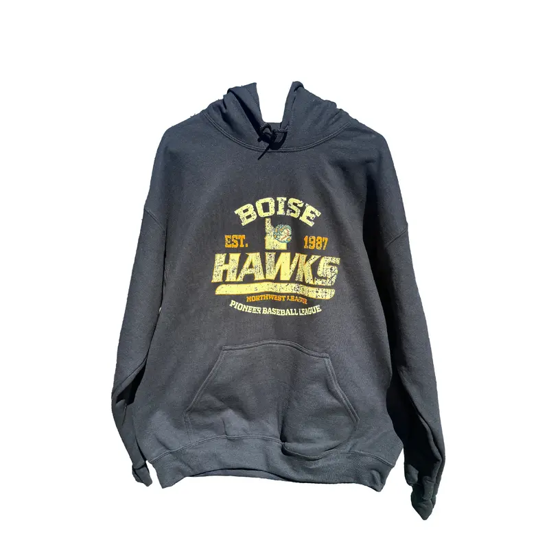 BOISE HAWKS SLATE GREY HOODIE