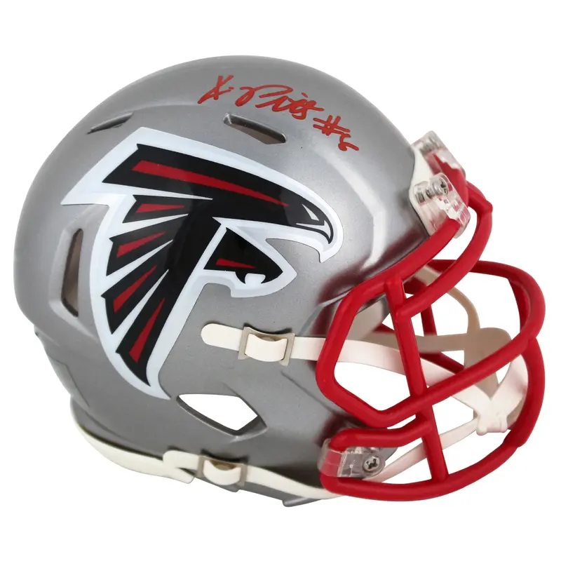 Falcons Kyle Pitts Authentic Signed Flash Speed Mini Helmet BAS Witness #WW03939