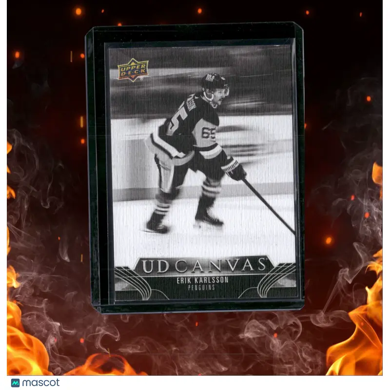 2023-24 Upper Deck Erik Karlsson UD Canvas Black & White #C296