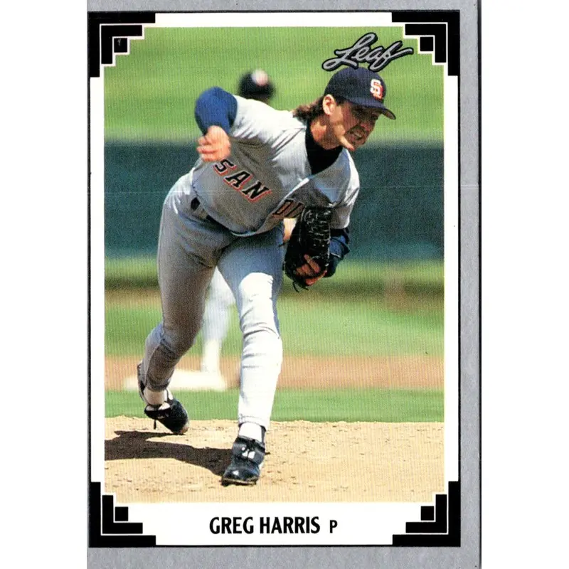 1991 Leaf Greg Harris #422