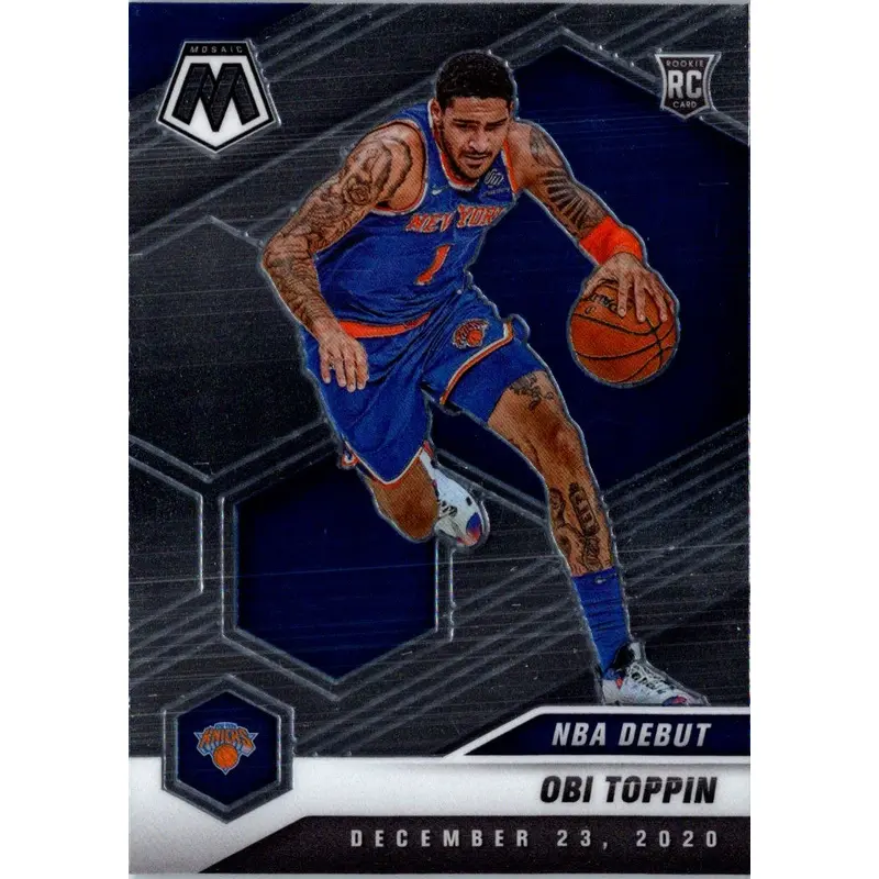 2020 Panini Mosaic Reactive Blue Obi Toppin #273