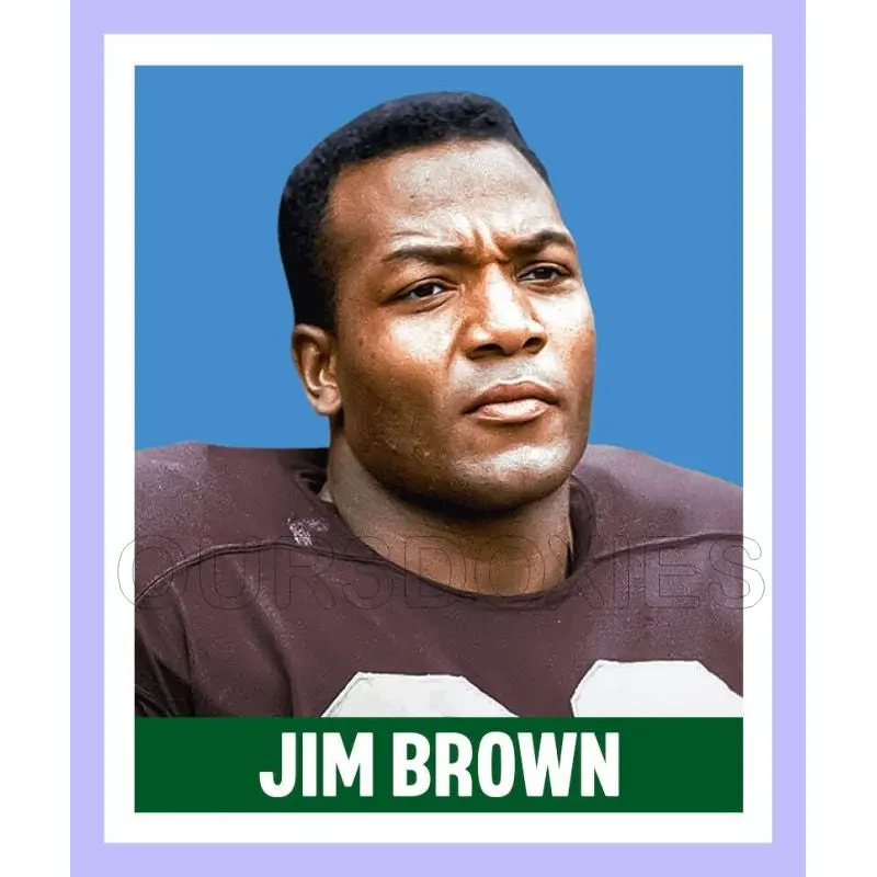 Jim Brown 1948 Leaf Custom Card - 3890