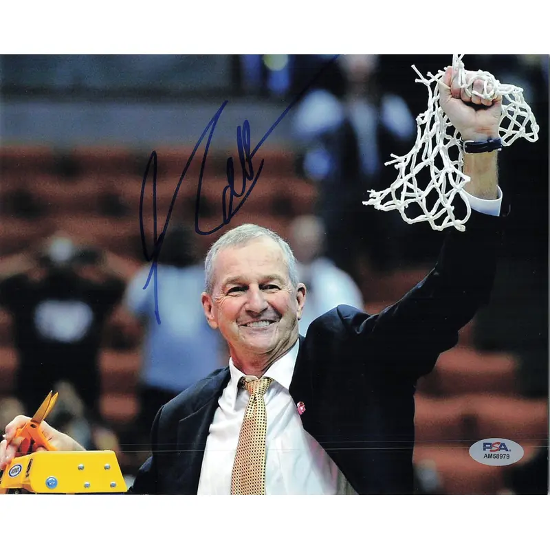 Jim Calhoun signed 8x10 photo PSA/DNA UConn Autographed