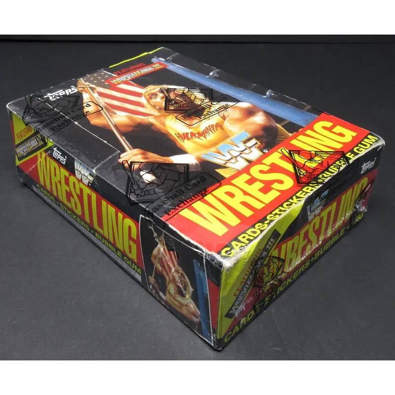 1987 Topps WWF Wrestling Unopened Wax Box (Non X-Out) (BBCE)