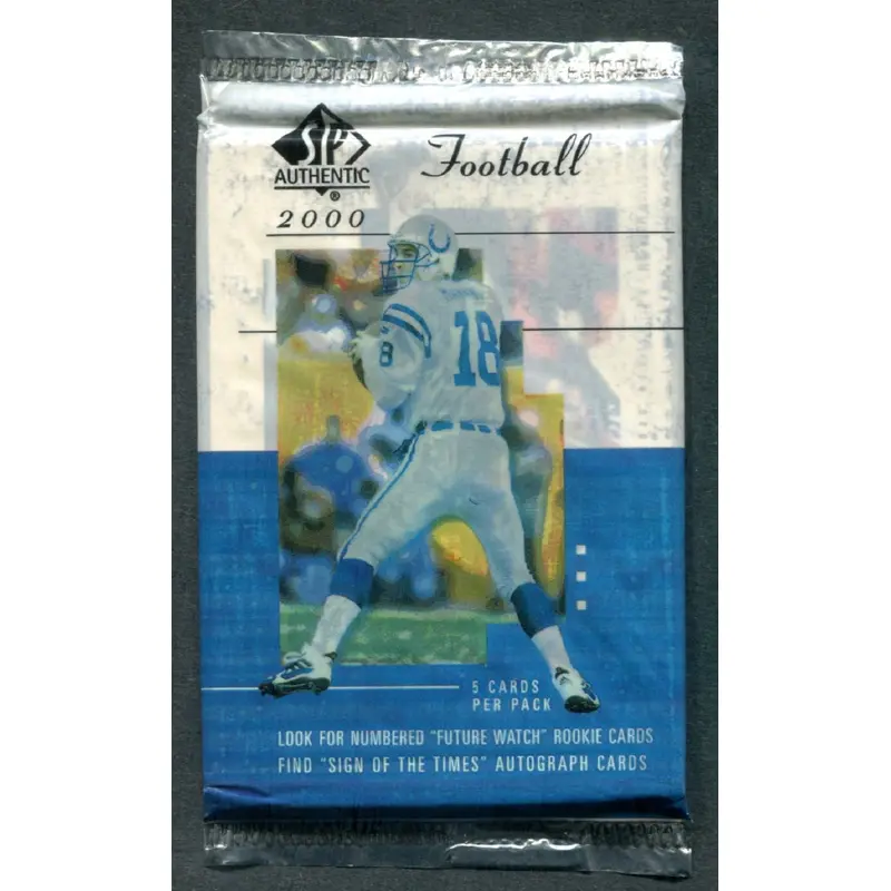 2000 Upper Deck SP Authentic Football Unopened Pack (Hobby)