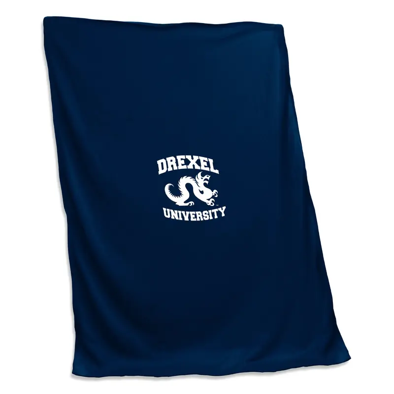 Drexel Screened Sweatshirt Blanket