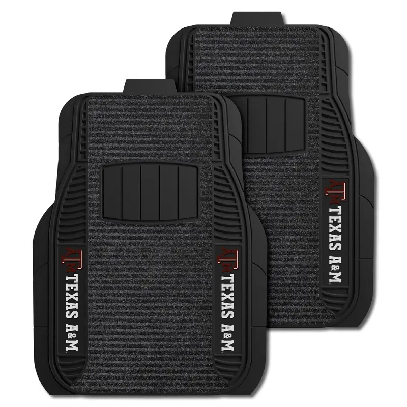 Texas A&M University 2-pc Deluxe Car Mat Set
