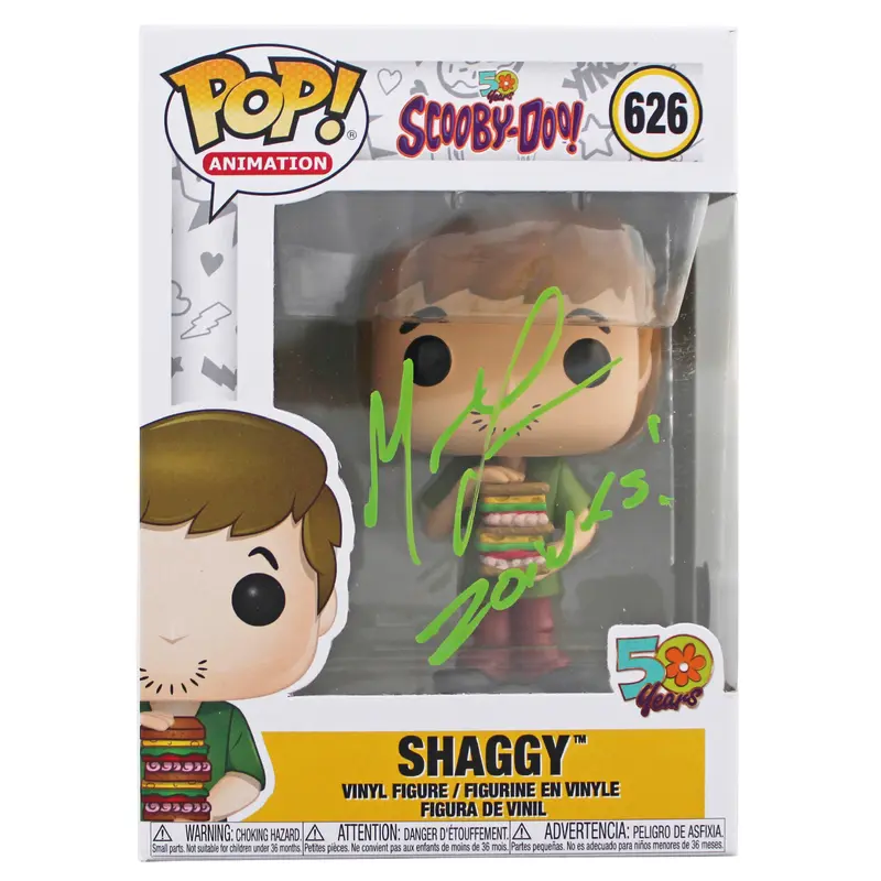 Matthew Lillard Scooby-Doo "Zoinks!" Signed #626 Funko Pop Vinyl Figure BAS Wit
