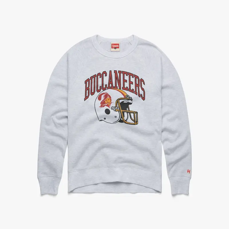 Tampa Bay Buccaneers Helmet Retro Crewneck