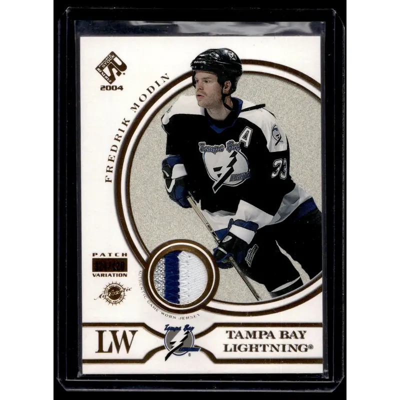 2003-04 Pacific Private Stock Reserve - Patch - Fredrik Modin #201 /420