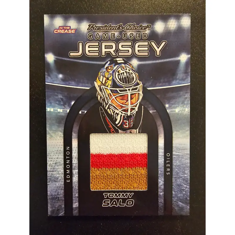 2022-23 President's Choice In the Crease - Game-Used Jersey - Tommy Salo #GUJ-31 /10