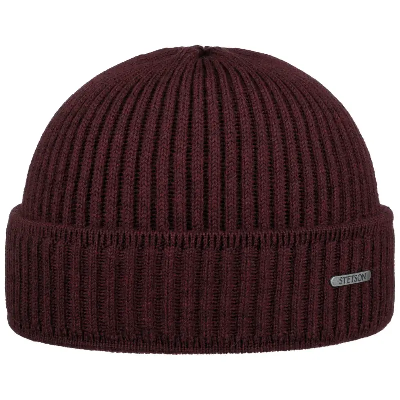 Stetson - Beanie Merino - Burgundy