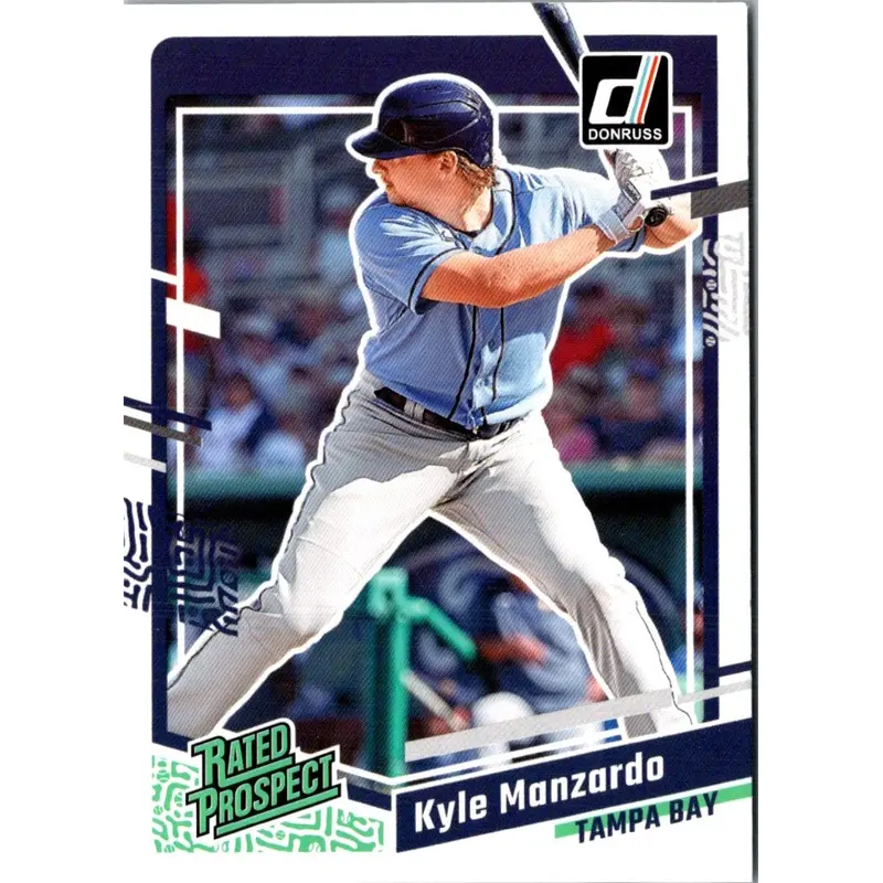 2023 Donruss Holo Blue Kyle Manzardo #90