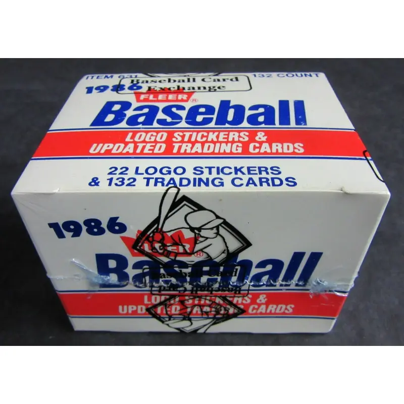 1986 Fleer Baseball Update Factory Set (FASC)