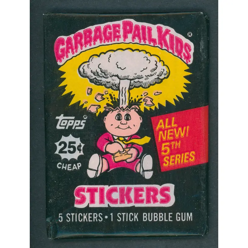 1986 Topps Garbage Pail Kids Series 5 Unopened Wax Pack (w/ price)