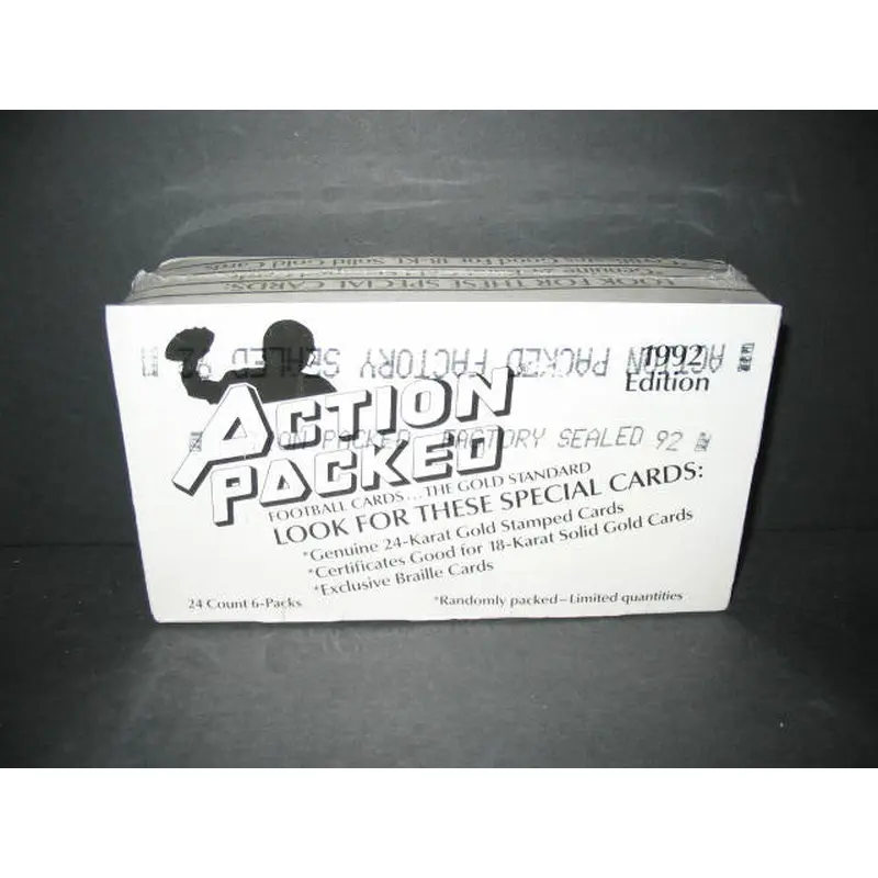 1992 Action Packed Football Box