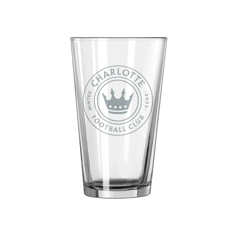 Charlotte FC 16oz Frost Pint Glass