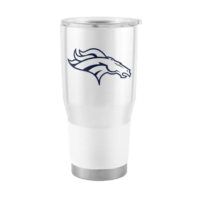 Denver Broncos White 30oz Gameday Stainless Steel Tumbler