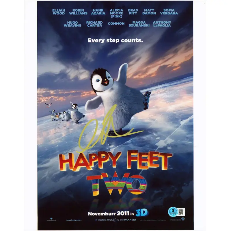 George Miller Happy Feet Two Authentic Signed 11x14 Vertical Photo BAS #BS05210