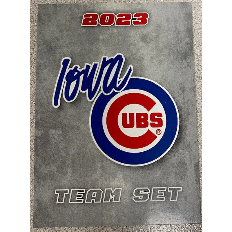 2023 Iowa Cubs Team Card Set