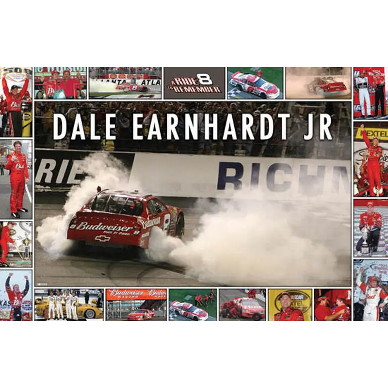 Dale Earnhardt Jr. "#8 Forever" Commemorative NASCAR Poster - Time Factory 2007