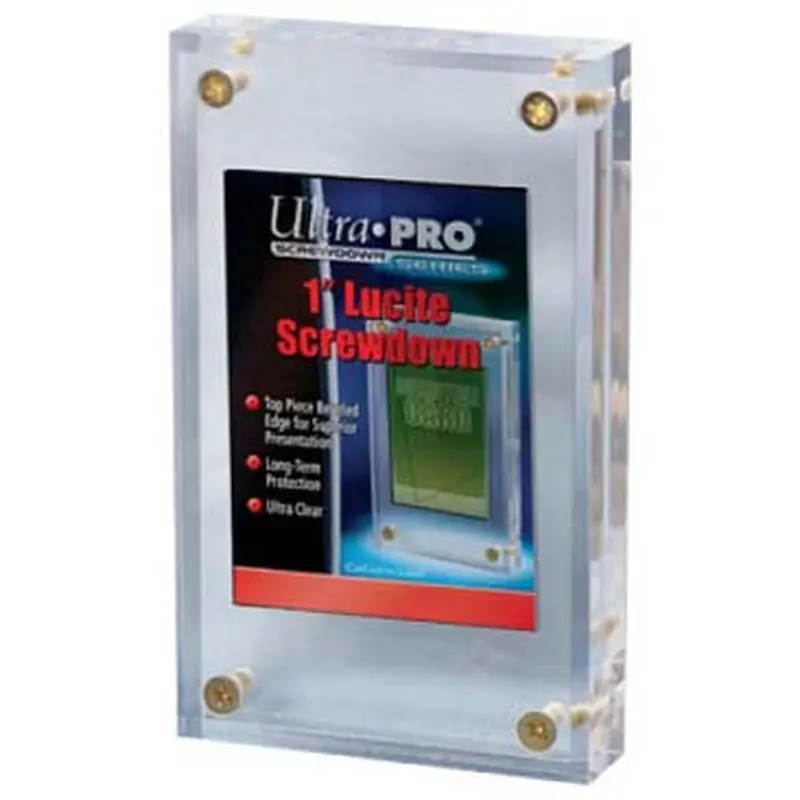 ULTRA PRO 1" LUCITE SCREW DOWN