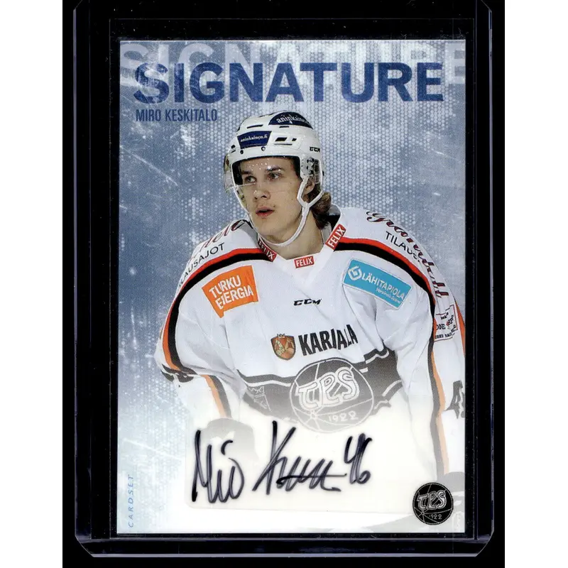 2016-17 Cardset Signature - Miro Keskitalo /125
