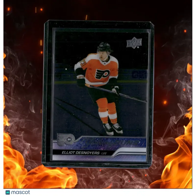 2023-24 Upper Deck Elliot Desnoyers Clear Cut Young Guns SSP Case Hit Rookie