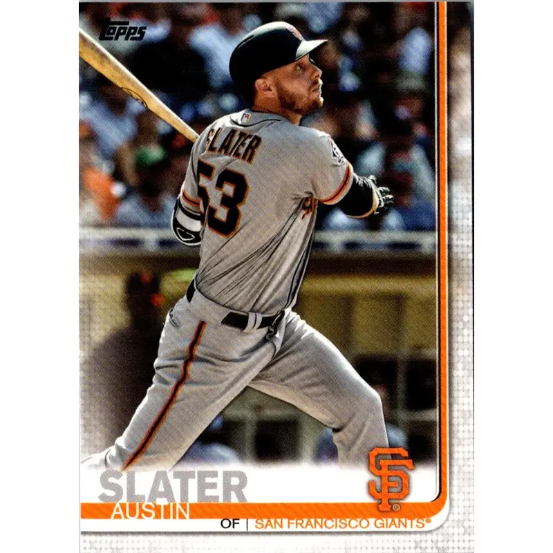 2019 Topps San Francisco Giants Austin Slater #SG-10