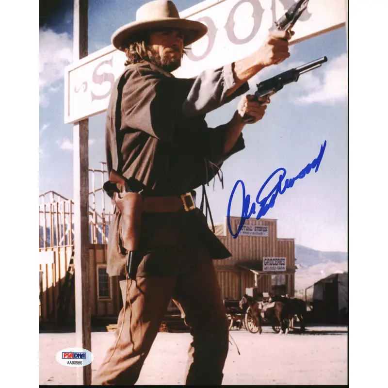 Clint Eastwood The Outlaw Josey Wales Signed 8x10 Photo PSA/DNA #AA00986