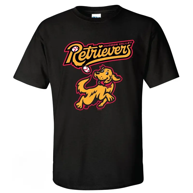 *NEW* Adult HV Retrievers Combo Logo T-Shirt | Black/Red
