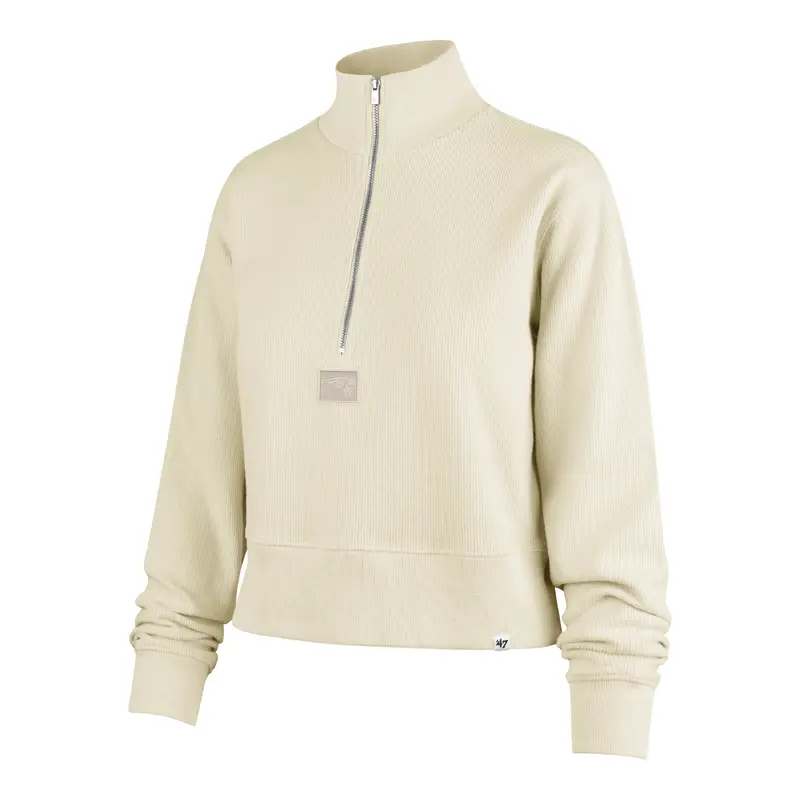 NEW ENGLAND PATRIOTS TRANQUILITY RIB '47 HALF ZIP WOMENS