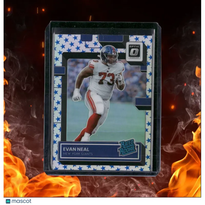 2022 Donruss Optic Evan Neal Stars Emoji Prizm Rated Rookie #251