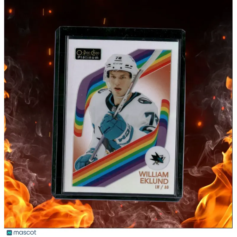 2023-24 O-Pee-Chee Platinum William Eklund Retro Rainbow #R-31