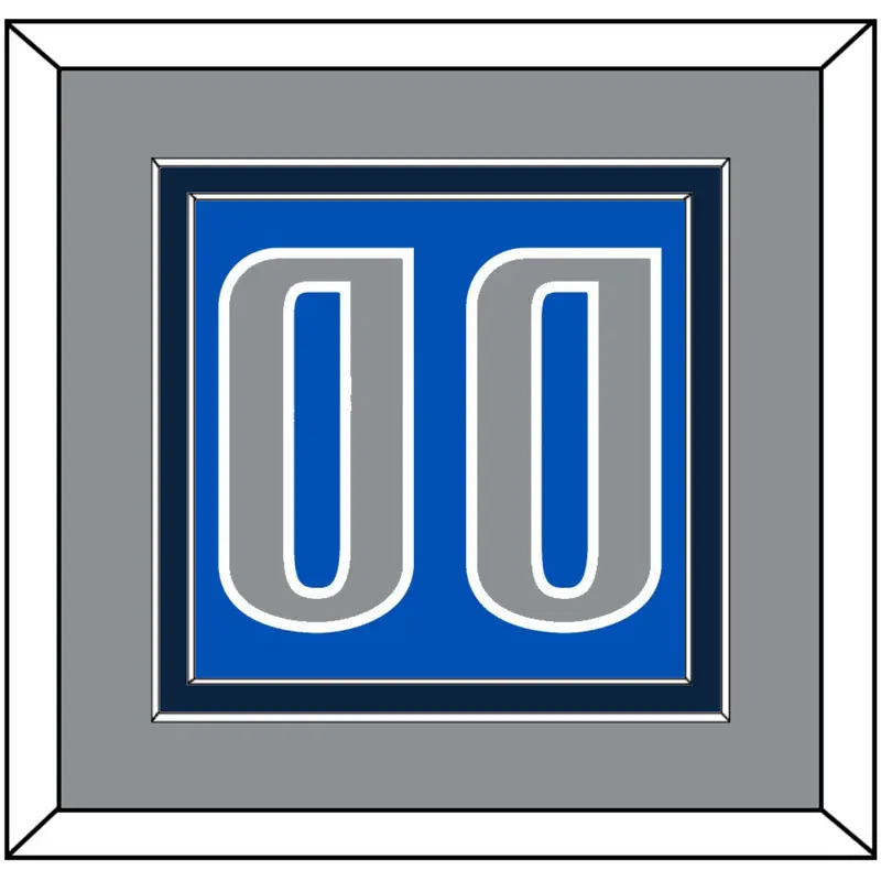 Dallas Number - Road Blue (2010-2017) - Double Mat 3