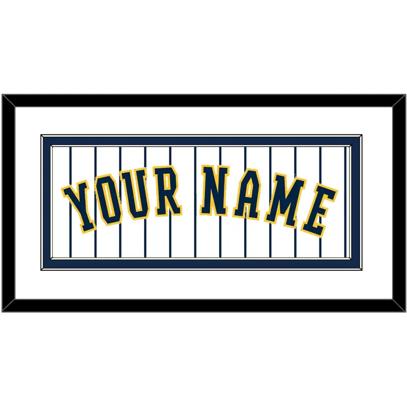 Milwaukee Name - Alternate Pinstripes - Double Mat 1