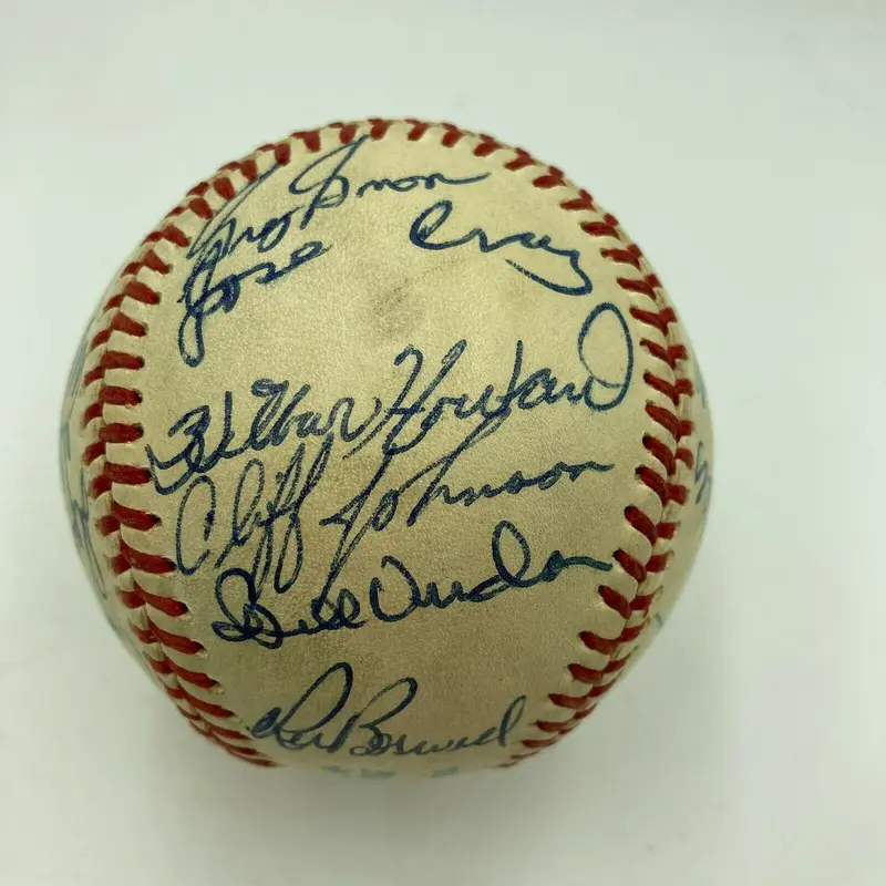 1975 Houston Astros Team Signed Official American League Baseball PSA DNA COA