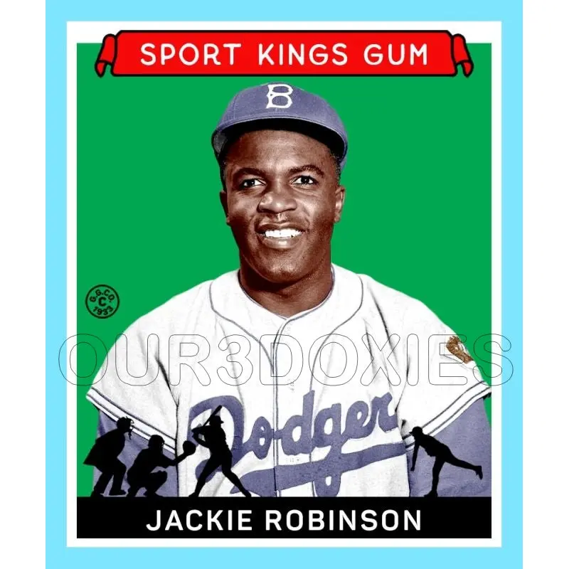 Jackie Robinson 1933 Goudey Sport Kings Custom Card - 3698