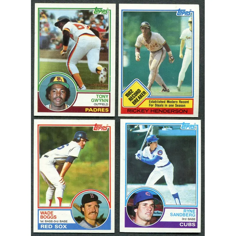 1983 Topps Baseball Complete Set EX/MT NM (792) (24-650)