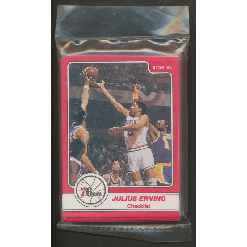 1984/85 Star Basketball Julius Erving Complete Bagged Set