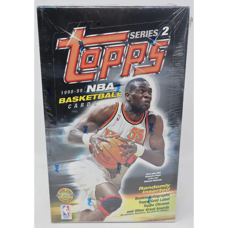 1998/99 Topps Basketball Series 2 Jumbo Box (HTA) (12/40)